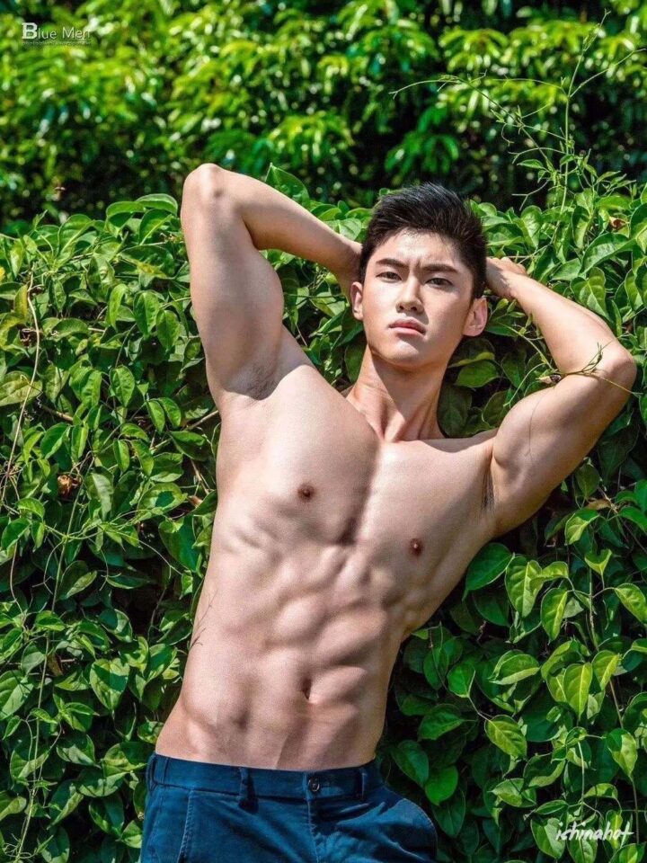 Blue Men写真 体院阳刚体育生 - 图1