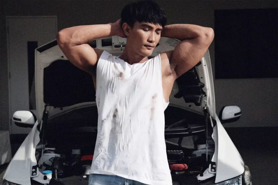 运动体育生直男帅哥内裤写真 - 图6