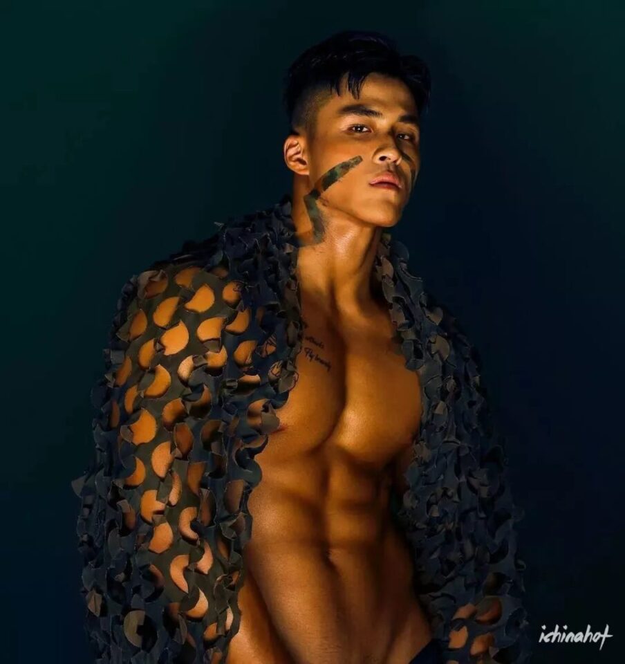 晏人物最新男模Terrywang，男人野性加极品身材 - 图6
