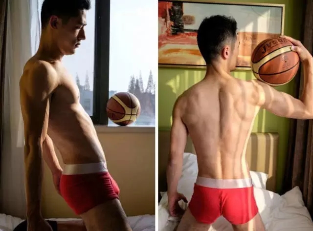 东北精瘦肌肉篮球帅哥，小涛董啸大包内裤写真 - 图13