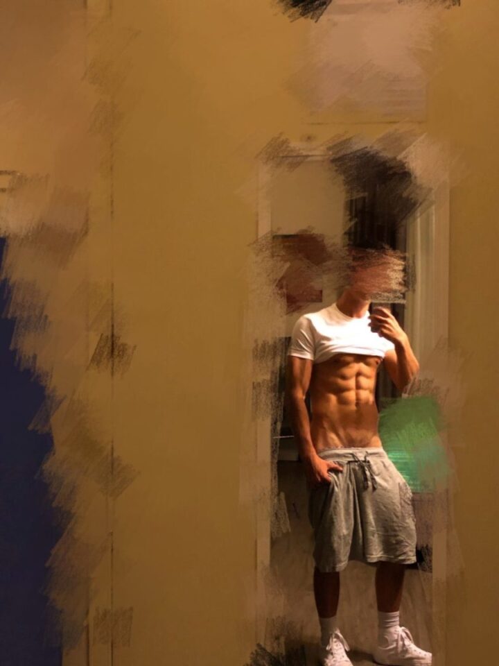 高大帅气大j体育生，20厘米的天菜直男 - 图2