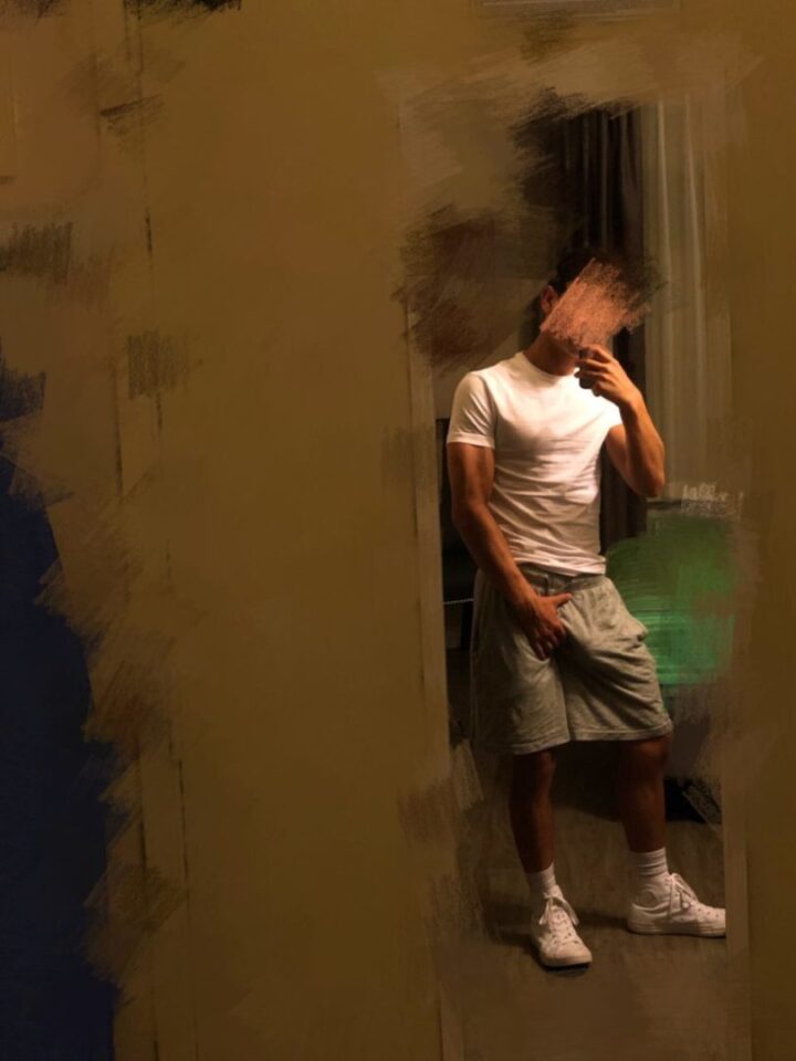 高大帅气大j体育生，20厘米的天菜直男 - 图1