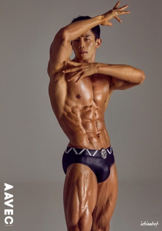 韩国超帅健身教练，惊人尺寸超过18+，原来肌肉男也有超大的！ - 图4