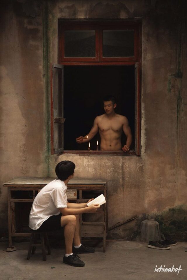 徐维森男色摄影《在乡下表弟家的暑期台风天》 - 图2