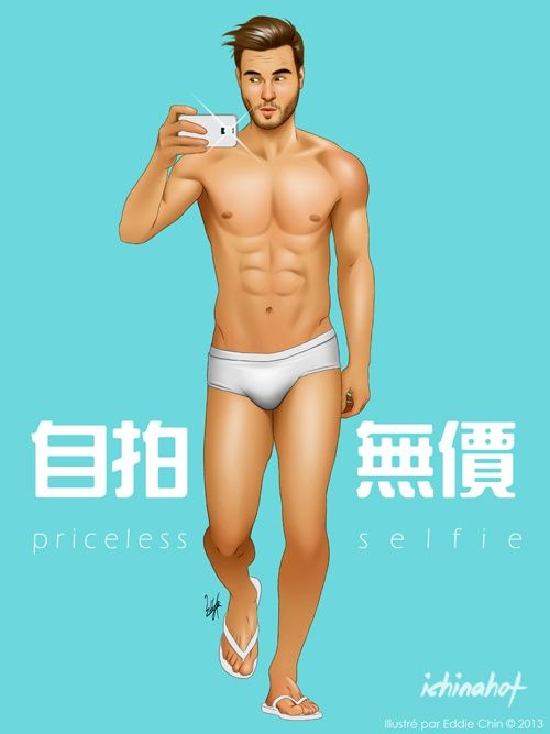 EDDIE CHIN创作的同人画，美好的肉体！现实的明星！ - 图9