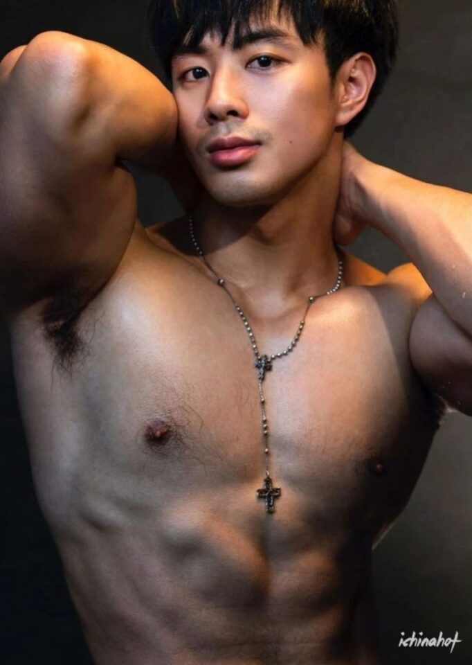 体育生校草又被脱！肌肉忠犬小狼狗，再次被男摄影师约拍！ - 图7