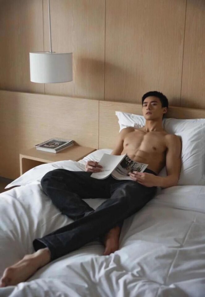 190cm钻石小狼狗，天菜颜值六块腹肌 - 图8